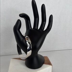 Vintage Trifari Silver Bangle Bracelet lot C46